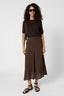 GERARD DAREL POLKA DOT MIDI SKIRT - JIHAN
