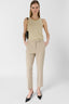 GERARD DAREL SUIT PANTS WITH ELASTICATED BACK - ALYA