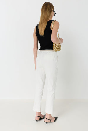 GERARD DAREL COTTON PANTS WITH AN ELASTICATED BACK - AURIA