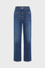 GERARD DAREL STRAIGHT JEANS WITH GOLD-TONE HORSEBIT - ARLINA