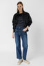GERARD DAREL STRAIGHT JEANS WITH GOLD-TONE HORSEBIT - ARLINA