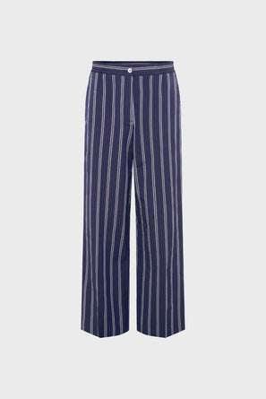 GERARD DAREL STRIPED STRAIGHT PANTS - AINAIS