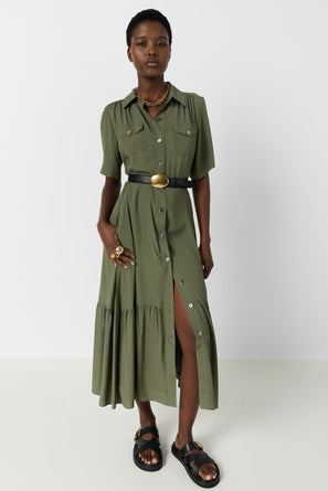 GERARD DAREL LONG SHIRT DRESS - RAINA