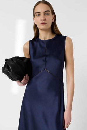 GERARD DAREL SATIN MAXI DRESS - RAIDA