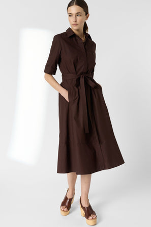 GERARD DAREL LONG COTTON SHIRT DRESS - RANA