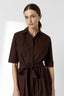GERARD DAREL LONG COTTON SHIRT DRESS - RANA