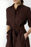 GERARD DAREL LONG COTTON SHIRT DRESS - RANA