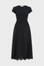 GERARD DAREL TWO-MATERIAL MAXI DRESS - RYNAH