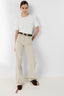 GERARD DAREL COTTON AND GOLD LUREX T-SHIRT - MAVIE