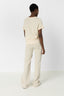 GERARD DAREL TWO-MATERIAL SCARF-INSPIRED T-SHIRT - MANOLIA
