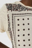 GERARD DAREL TWO-MATERIAL SCARF-INSPIRED T-SHIRT - MANOLIA