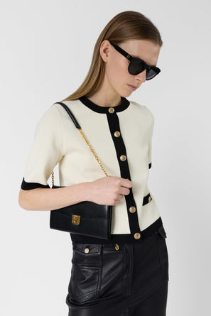 GERARD DAREL TWO-TONE CARDIGAN - LAILA