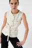 GERARD DAREL SLEEVELESS TWEED SUIT JACKET - TILLIE