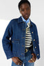 GERARD DAREL  STRAIGHT JACKET IN RAW DENIM - TAINA