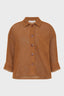 GERARD DAREL OPENWORK OVERSHIRT IN COTTON AND LINEN - TAMIA