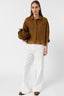 GERARD DAREL OPENWORK OVERSHIRT IN COTTON AND LINEN - TAMIA