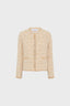 GERARD DAREL TWEED AND LUREX JACKET - TALEA