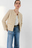 GERARD DAREL TWEED AND LUREX JACKET - TALEA
