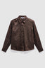 GERARD DAREL GOLDEN SATIN SHIRT - LOYCE
