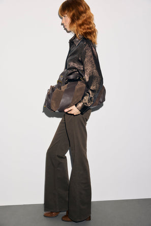 GERARD DAREL GOLDEN SATIN SHIRT - LOYCE