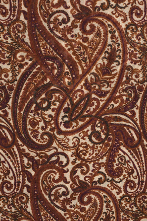 GERARD DAREL WOOL AND SILK SCARF WITH PAISLEY PRINT - SHEILA