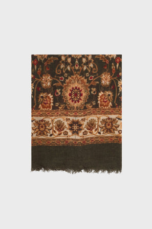 GERARD DAREL FINE WOOL SCARF - SANDY