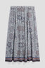 GERARD DAREL ELASTICATED SKIRT WITH HANDKERCHIEF PRINT - TIFENN