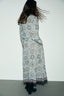 GERARD DAREL ELASTICATED SKIRT WITH HANDKERCHIEF PRINT - TIFENN