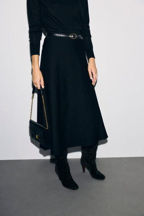 GERARD DAREL MILANO KNIT MIDI-SKIRT - TAYA