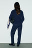 GERARD DAREL STRAIGHT PANTS WITH AN ELASTICATED BACK AND TIE - MYRA