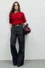 GERARD DAREL BROWN FLARED JEANS - INDIE
