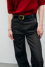 GERARD DAREL BROWN FLARED JEANS - INDIE