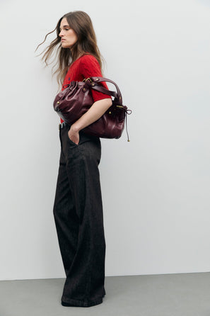 GERARD DAREL BROWN FLARED JEANS - INDIE