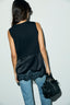 GERARD DAREL TWO-MATERIAL TOP IN COTTON AND LACE - BAIA