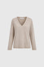GERARD DAREL V-NECK SATIN T-SHIRT - BELEN