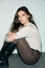 GERARD DAREL V-NECK SATIN T-SHIRT - BELEN