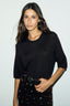 GERARD DAREL SHORT SLEEVE FINE WOOL SWEATER - REINE