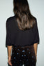 GERARD DAREL SHORT SLEEVE FINE WOOL SWEATER - REINE