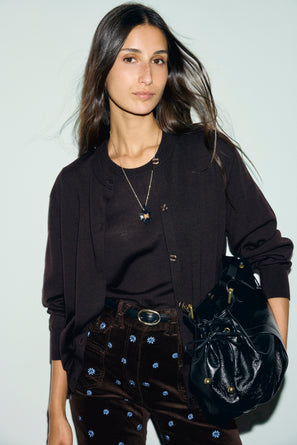 GERARD DAREL CABLE CARDIGAN - RENE