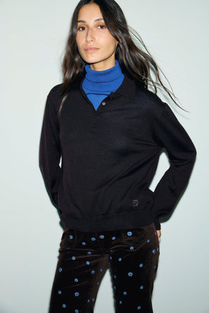 GERARD DAREL MERINO WOOL POLO - REBECA