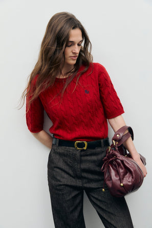GERARD DAREL CABLE SWEATER - RAISA