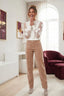 DERHY NATHEA SHEER-SLEEVED SWEATER