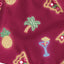 EUBI NEON FAST FOOD SWIM SHORTS (STRETCHY)