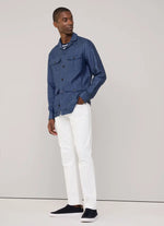 REGULAR FIT WHITE WASH JEANS