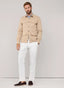 REGULAR FIT COTTON LINEN TROUSERS
