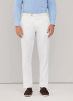 REGULAR FIT COTTON LINEN TROUSERS
