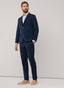 REGULAR FIT SEERSUCKER TROUSERS
