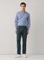FAÇONNABLE REGULAR FIT GARMENT DYED TRICOTINE CHINO