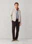 FAÇONNABLE REGULAR FIT GARMENT DYED TRICOTINE CHINO