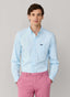FAÇONNABLE REGULAR FIT GARMENT DYED POPLIN SHIRT